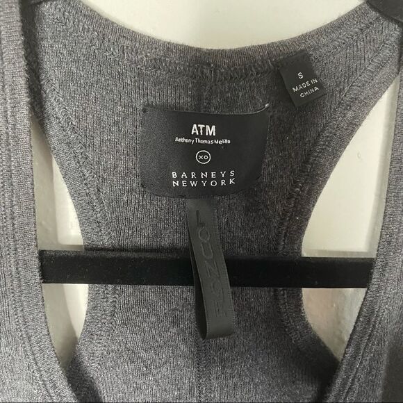 Revolve ATM Anthony Thomas Melillo Racerback Tank in Charcoal - Picture 7 of 7